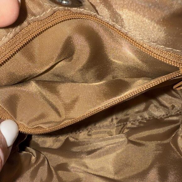 Pouchee Purse Divider Equestrian Boho Wallet Organizer Pocket Brown Faux Leather - Picture 8 of 15